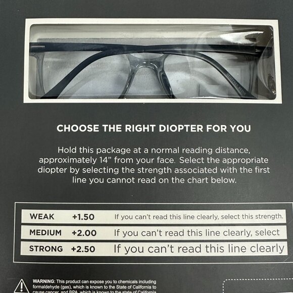 Geoffrey Beene Premier Collection 3 Pair Reading Glasses +2.50 Diopter Lenses - Picture 4 of 4